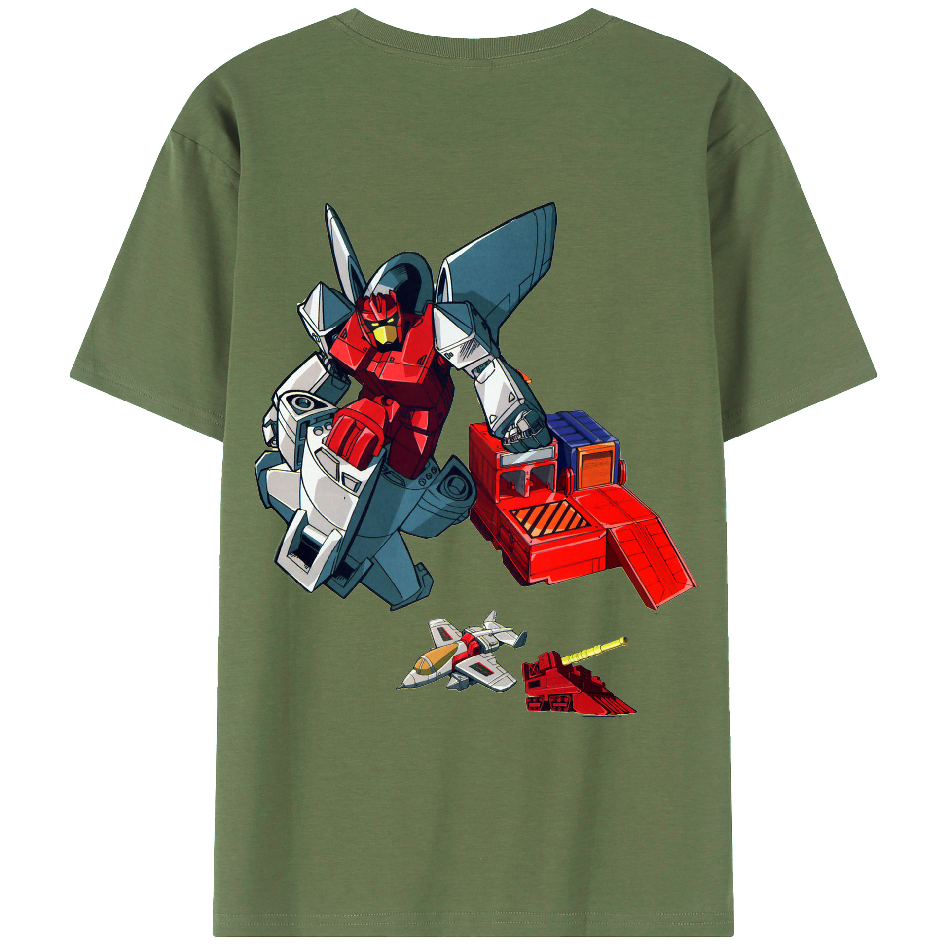 （画像用）  綿100％ メンズ半袖Tシャツ（バックプリント） 通気性